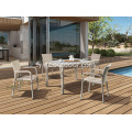 Outdoor Wicker Dining 5-stik set